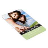 Vorlagenmagazin Save the Date Magnet (Rechte Seite)