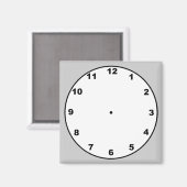Vorlagenmagnet der Uhr Magnet (Vorderseite/Rückseite)