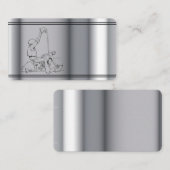 Vorlagenmotorrad-Visitenkarte Visitenkarte (Vorne/Hinten)