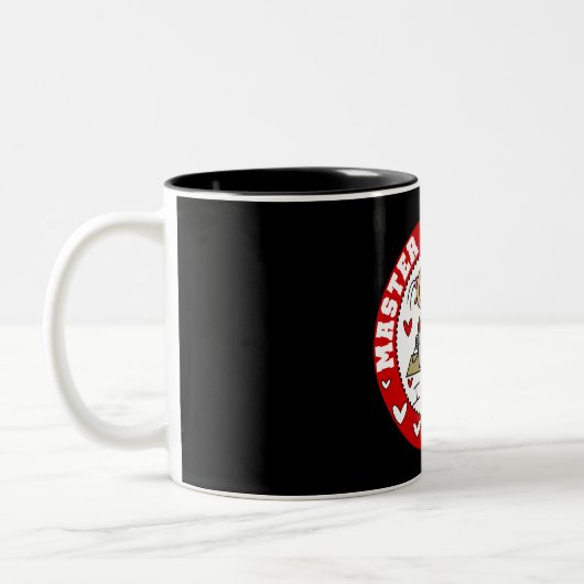 Vorlagennäherin Zweifarbige Tasse (Links)