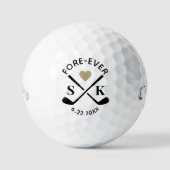 Vorlagenname Name für jeden Niedlichen Golfball (Vorderseite)