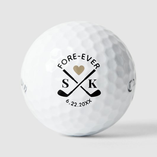 Vorlagenname Name für jeden Niedlichen Golfball (Vorderseite)