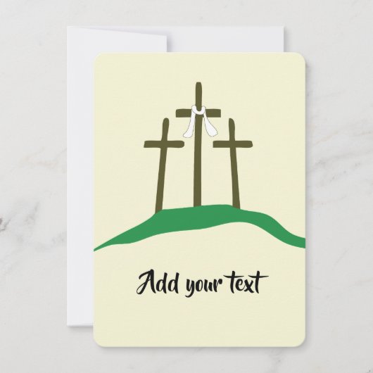 Vorlagenöster Christlich Einladung (Vorderseite)