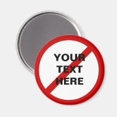 Vorlagenschutz mit Schrägstrich Magnet (Vorderseite/Rückseite)