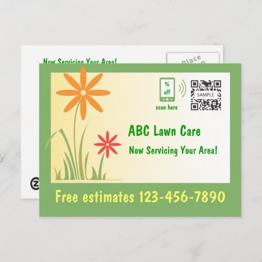 Vorlagenservice für Postkarten (Vorne/Hinten)