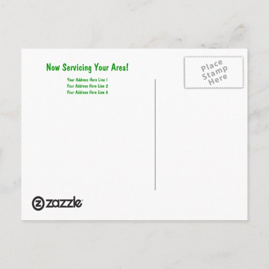 Vorlagenservice für Postkarten (Rückseite)