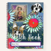 Vorlagenskizze Buch Text und Artwork personalisier (Vorderseite)