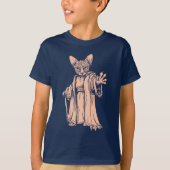 VorlagenSphynx dunkler T - Shirt für Kinder (Vorderseite)