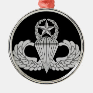 Vorlagensprungs-/Parachutist-Flügel Ornament Aus Metall