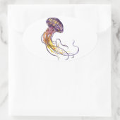 VORLAGENSTECKER OVALER AUFKLEBER (Tasche)