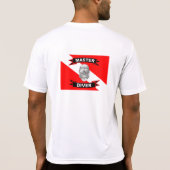 Vorlagentaucher-Leistungs-Shirt T-Shirt (Rückseite)