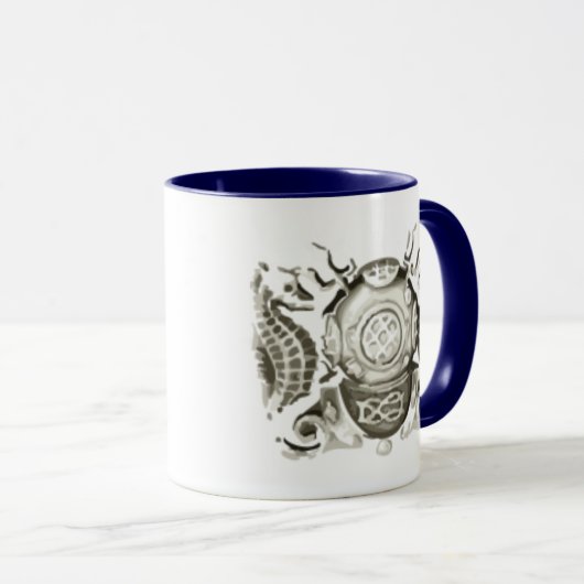 Vorlagentaucher-Tasse Tasse (VorderseiteRechts)