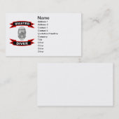 Vorlagentaucher-Visitenkarten Visitenkarte (Vorne/Hinten)