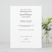 Vorlagentext Hochzeit Einladung (Stehend Vorderseite)