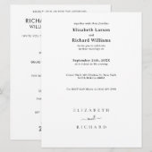 Vorlagentext Hochzeit Einladung (Vorne/Hinten)