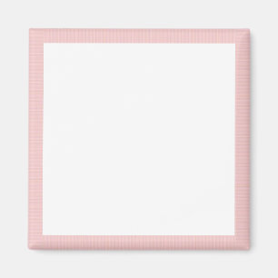 Vorlagenvorlage für den Stoff mit feinem rosa Stre Magnet