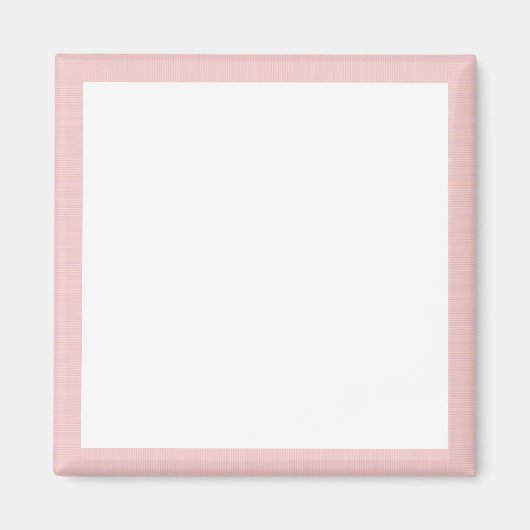 Vorlagenvorlage für den Stoff mit feinem rosa Stre Magnet (Vorne)