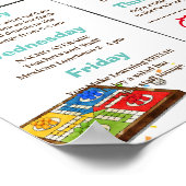 Vorlagenvorlage für die Bewertung von Vorstandsspi Poster (Ecke)