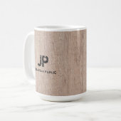 Vorlagenvorlage für die Holzplatine-Monogram-Ausfü Kaffeetasse (Vorderseite Links)