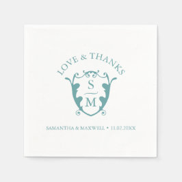 Vorlagenvorlage für Hochzeiten von Napkins - kunde Serviette