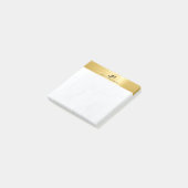 Vorlagenvorlage für moderne Monogramme aus Marmor Post-it Klebezettel (angewinkelt)