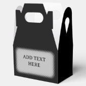 Vorlagenvorlage für transparentes Textfeld Geschenkschachtel (Geöffnet)