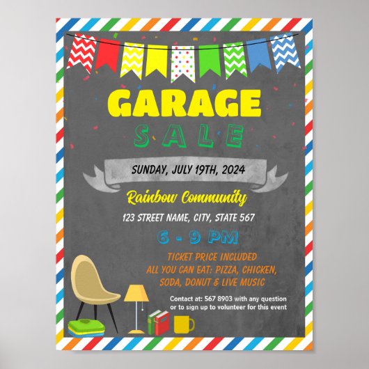 Vorlagenvorlage "Garage Sale" Poster (Vorne)