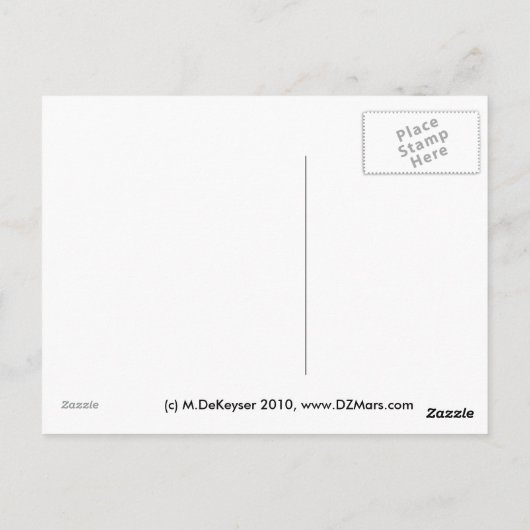 Vorlagenvorlage Postkarte (Rückseite)