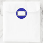 Vorlagenvorlage Runder Aufkleber (Tasche)