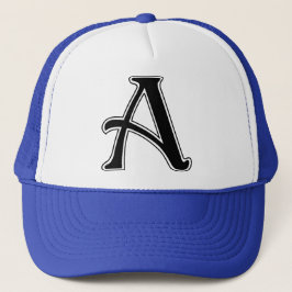 Vorläufige benutzerdefinierte Buchstaben "A" Truckerkappe