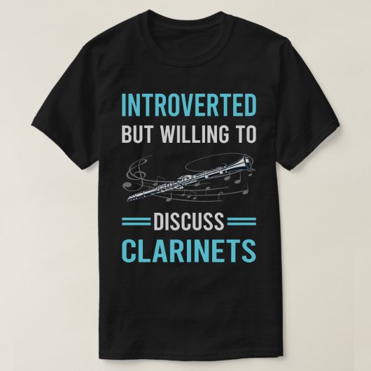 Vorläufige Klarinette T-Shirt (Design vorne)