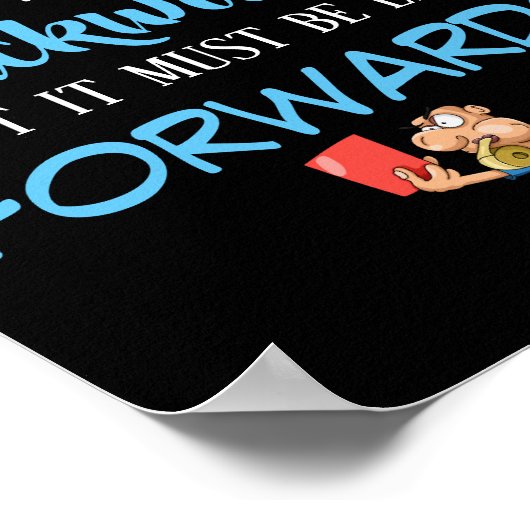 Vorläufiger Lebenslauf Poster (Ecke)