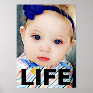 VORLEBEN BABY MIRL RECHT AUF LEBEN POSTER