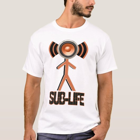 Vorleben - VORbass-T - Shirt des Wobble DUBSTEP (Vorderseite)