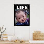 VORLEBENSLAUF VON ASIAN BABY SÄUGLING LIFE POSTER (Küche)