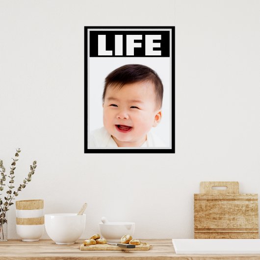 VORLEBENSMILING BABY SÄUGLING LIFE POSTER (Küche)