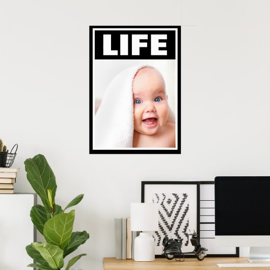 VORLEBENSMILING BABY SÄUGLING LIFE POSTER (Heimbüro)