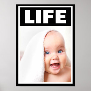 VORLEBENSMILING BABY SÄUGLING LIFE POSTER
