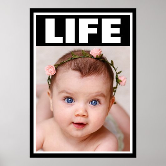 VORLEBENSMILING BABY SÄUGLING LIFE POSTER (Vorne)