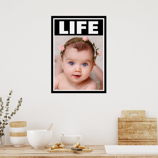 VORLEBENSMILING BABY SÄUGLING LIFE POSTER (Küche)