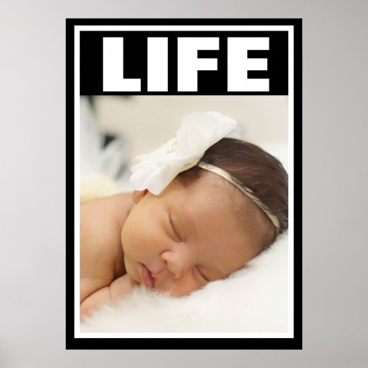 VORLEBENSMILING BABY SÄUGLING LIFE POSTER (Vorne)