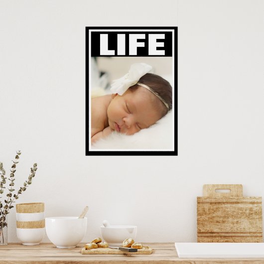 VORLEBENSMILING BABY SÄUGLING LIFE POSTER (Küche)