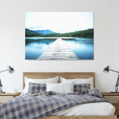 Vormittag am Dockingsee Leinwanddruck (Insitu (Schlafzimmer))
