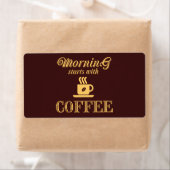 Vormittag beginnt mit Kaffee (Insitu)