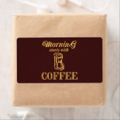 Vormittag beginnt mit Kaffee (Insitu)
