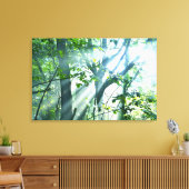 Vormittag im Wald Leinwanddruck (Insitu (Wohnzimmer))