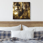 Vormittag im Wald Leinwanddruck (Insitu (Schlafzimmer))