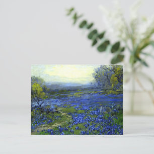 Vormittag in den Bluebonnets Postkarte