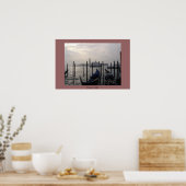 Vormittag in Venedig Poster (Küche)