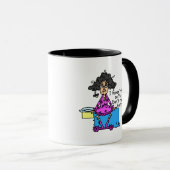 Vormittag vor dem Kaffee Spaß Tasse (VorderseiteRechts)